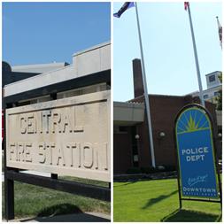 police and fire stations